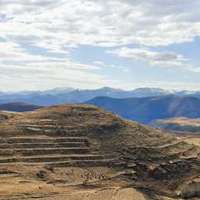 Mountain landscape in Lesotho