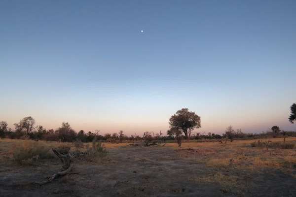 Sunset over the Makgadikgadi Pans