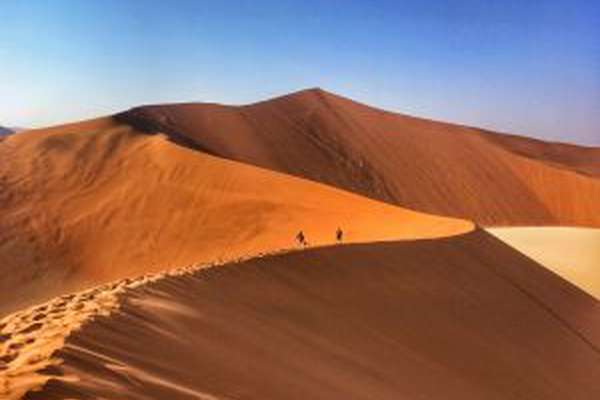 Dunes in Sossusvlei in Namib-Naukluft National Park