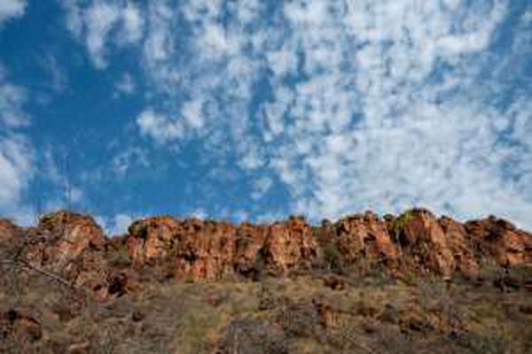 Red cliffs at Waterberg Plateau