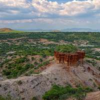 Olduvai Gorge in Tanzania