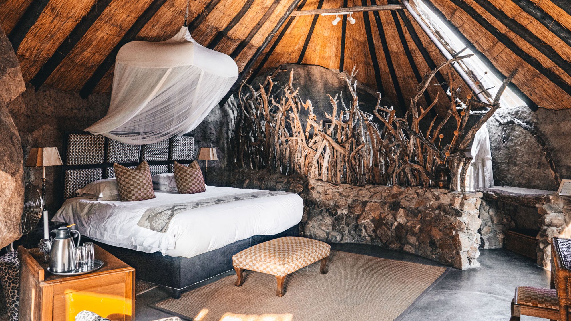 Bush Chalet in der Amalinda Lodge